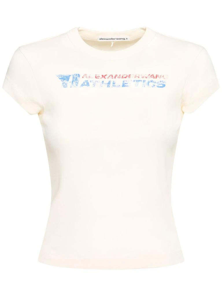 Alexander Wang Graphic Baby Cotton T-shirt 1