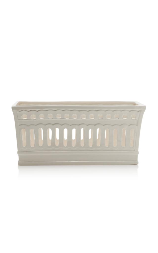 MoDA Moda Domus - Balconata Creamware Centrepiece - White - Moda Operandi