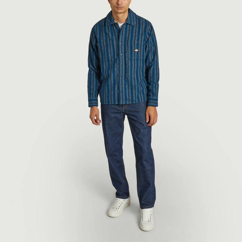 DICKIES Hope Striped Shirt STRIPE DARK DICKIES 4
