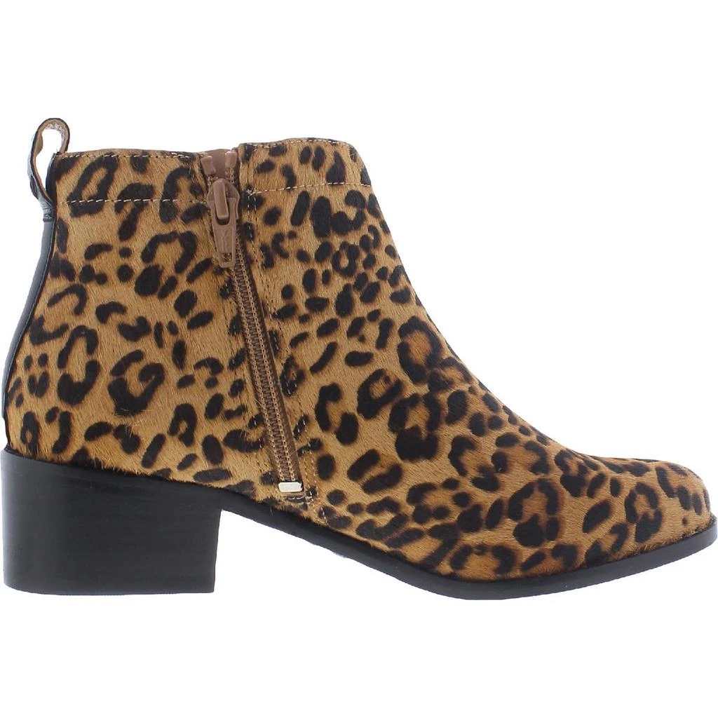 VIONIC Hope Clara Womens Leather Animal Print Ankle Boots 2
