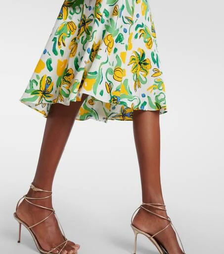 Diane von Furstenberg Jemma floral crêpe midi dress 5