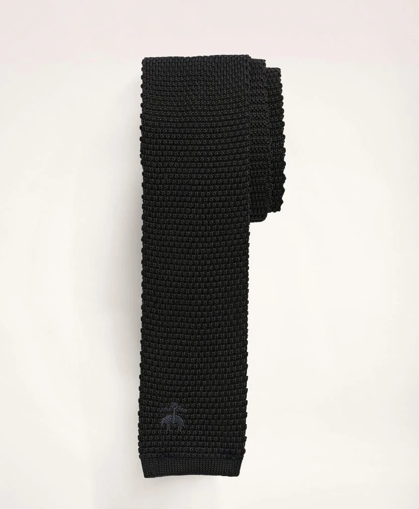 Brooks Brothers Logo Knit Tie 1