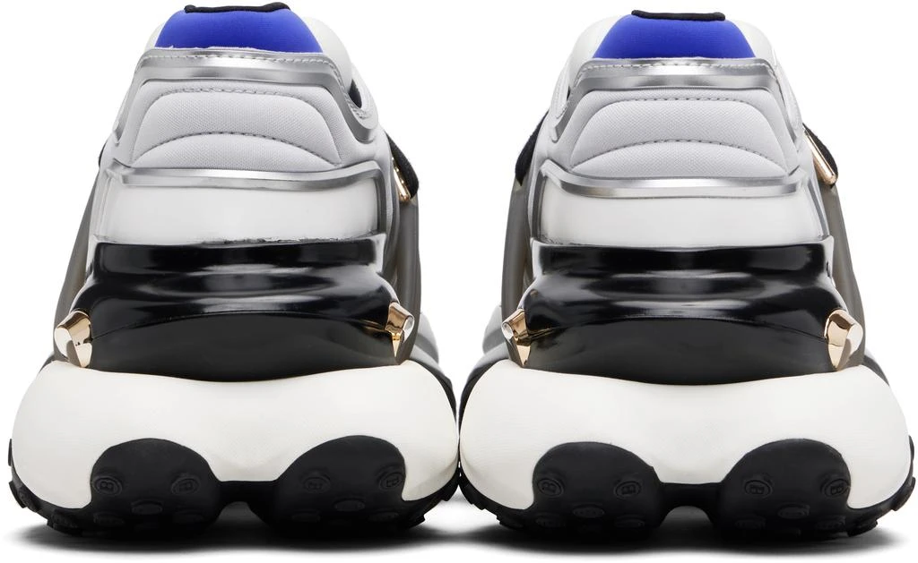 Balmain Gray Unicorn Wave Sneakers 2
