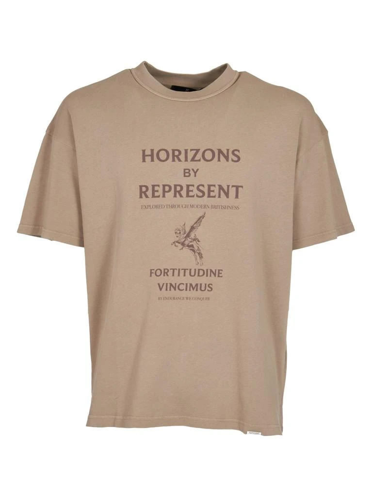 Represent Represent Horizons Slogan Printed  T-Shirt 1