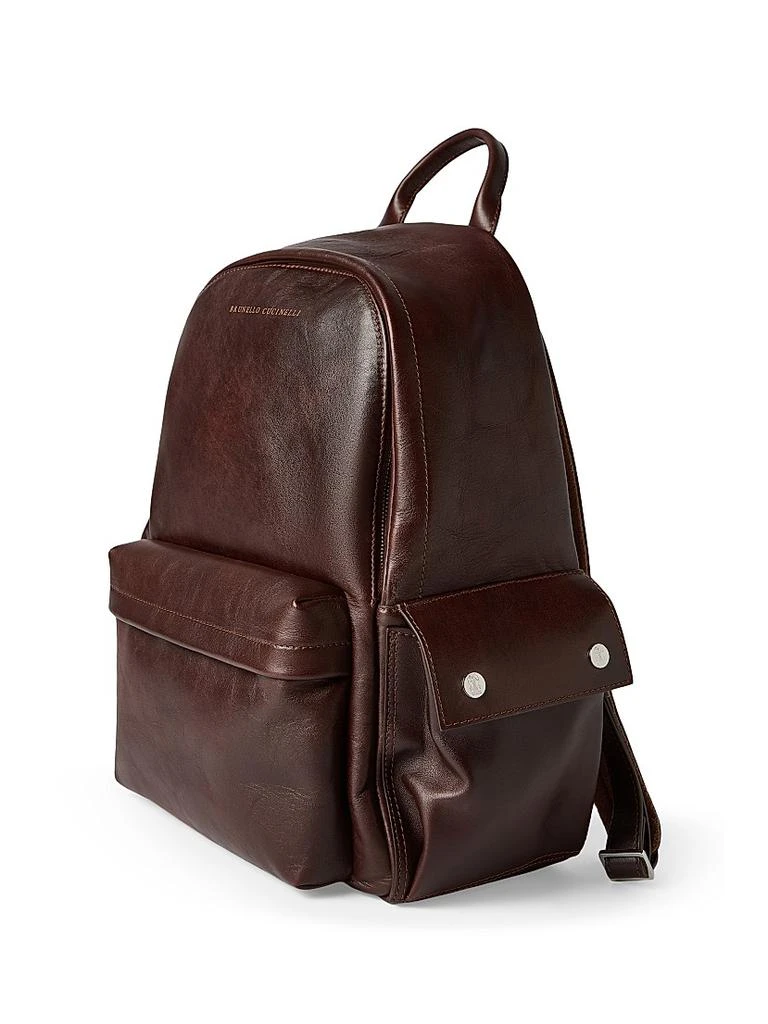 Brunello Cucinelli Calfskin Travel Backpack 4
