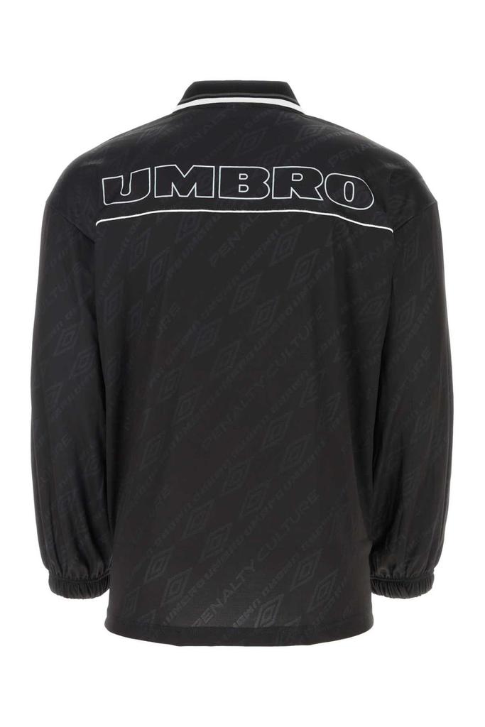 ☆UMBRO☆ Essential Long Sleeve T-Shirt Black UQ121CRL19 UQ1 Umbro Umbro Long-Sleeved Tech Polo Shirt - Polo Shirts