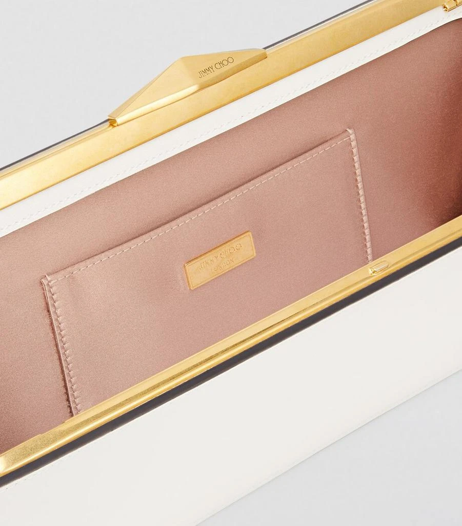 Jimmy Choo Leather Diamond Cocktail Clutch Bag 5