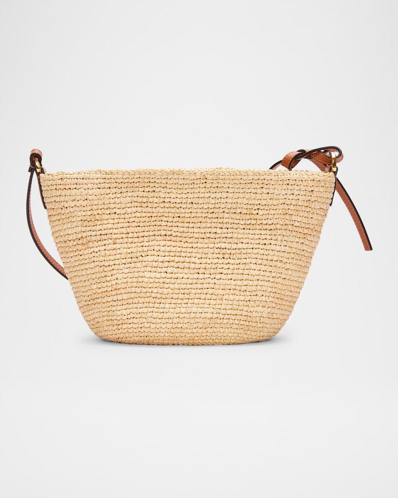 Loewe x Paula's Ibiza Pochette Medium Raffia Crossbody Bag