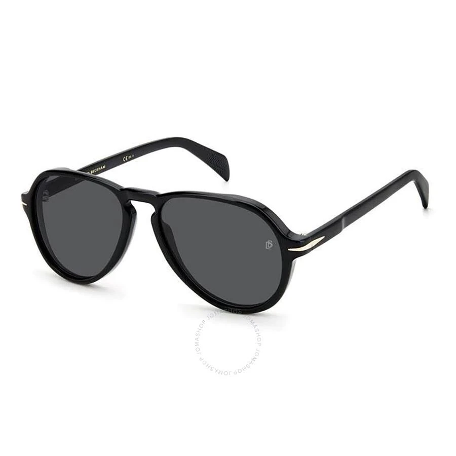 David Beckham Grey Pilot Men's Sunglasses DB 7079/S 0807/IR 55 1