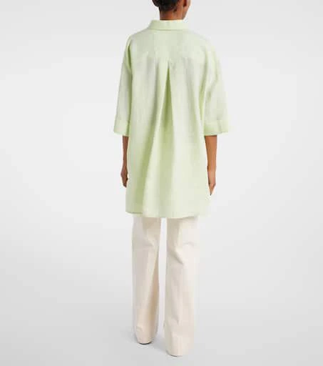 Valentino Oversized linen polo shirt 3