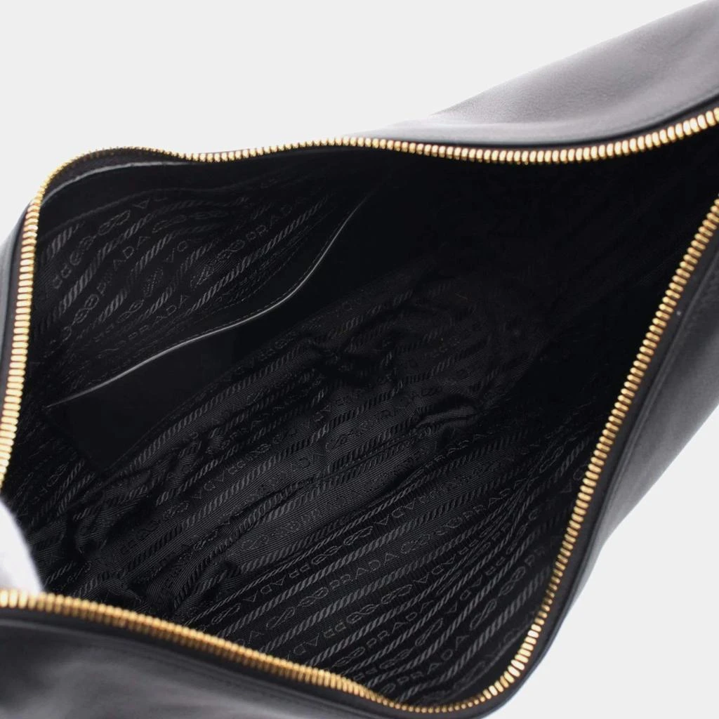 Prada Prada Black Leather Hobo Bag 3