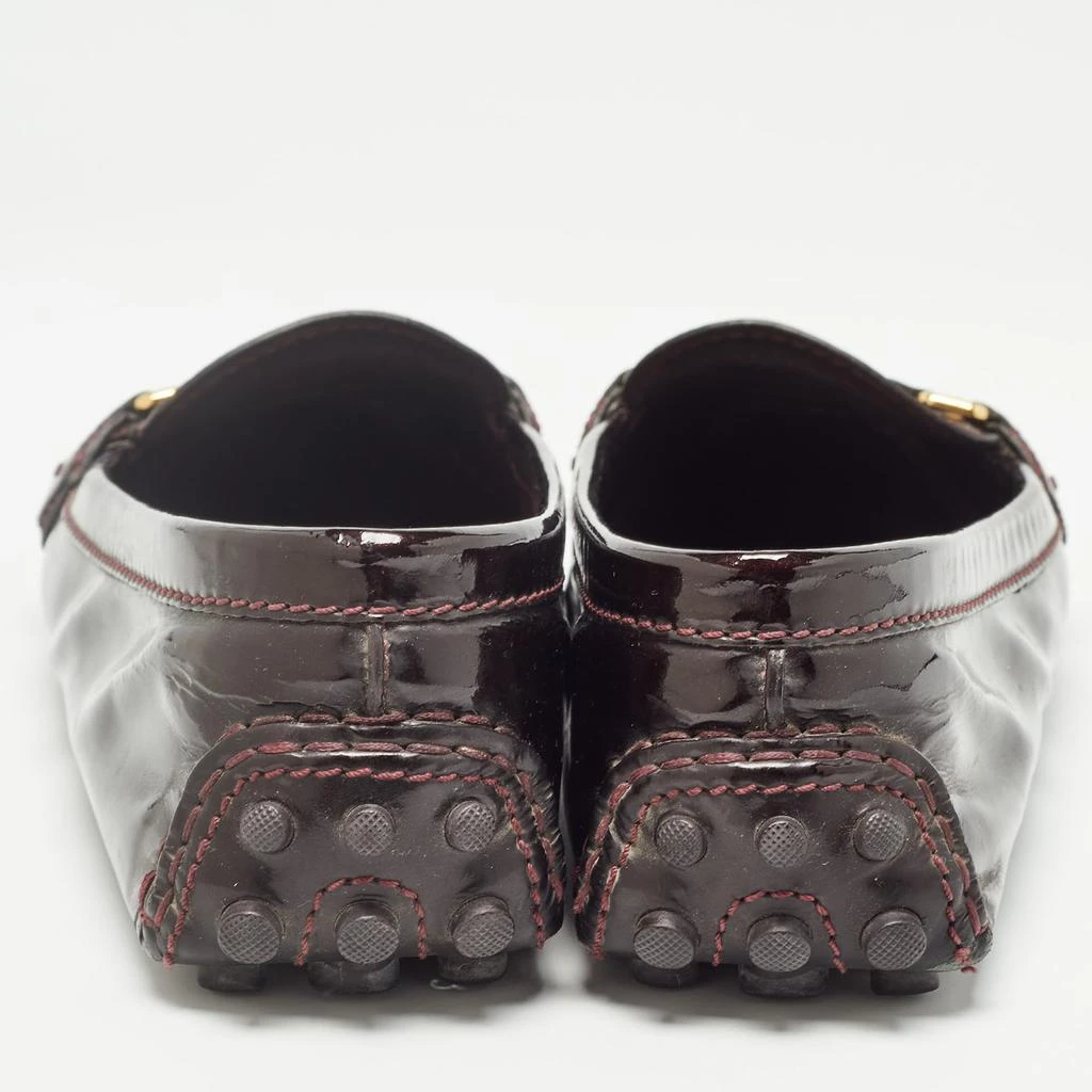 Louis Vuitton Louis Vuitton Burgundy Patent Oxford Ballet Flats Size 39 5
