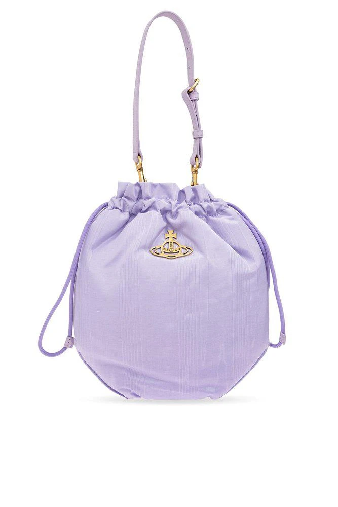 Vivienne Westwood Vivienne Westwood Moire Drawstring Shoulder Bag 1