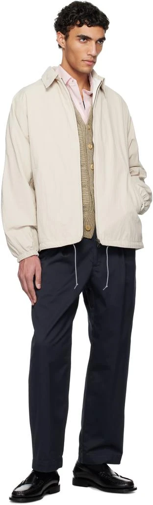 Nanamica Beige Coach Reversible Jacket 5