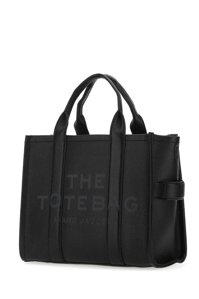 Marc Jacobs BLACK LEATHER MEDIUM THE TOTE BAG HANDBAG 2