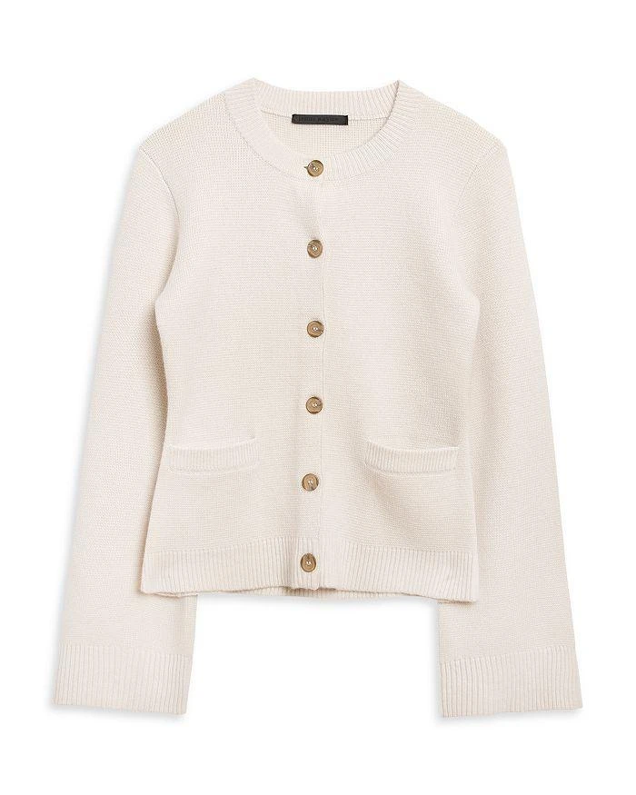 Jenni Kayne Cooper Wool Blend Crewneck Cardigan Sweater 7