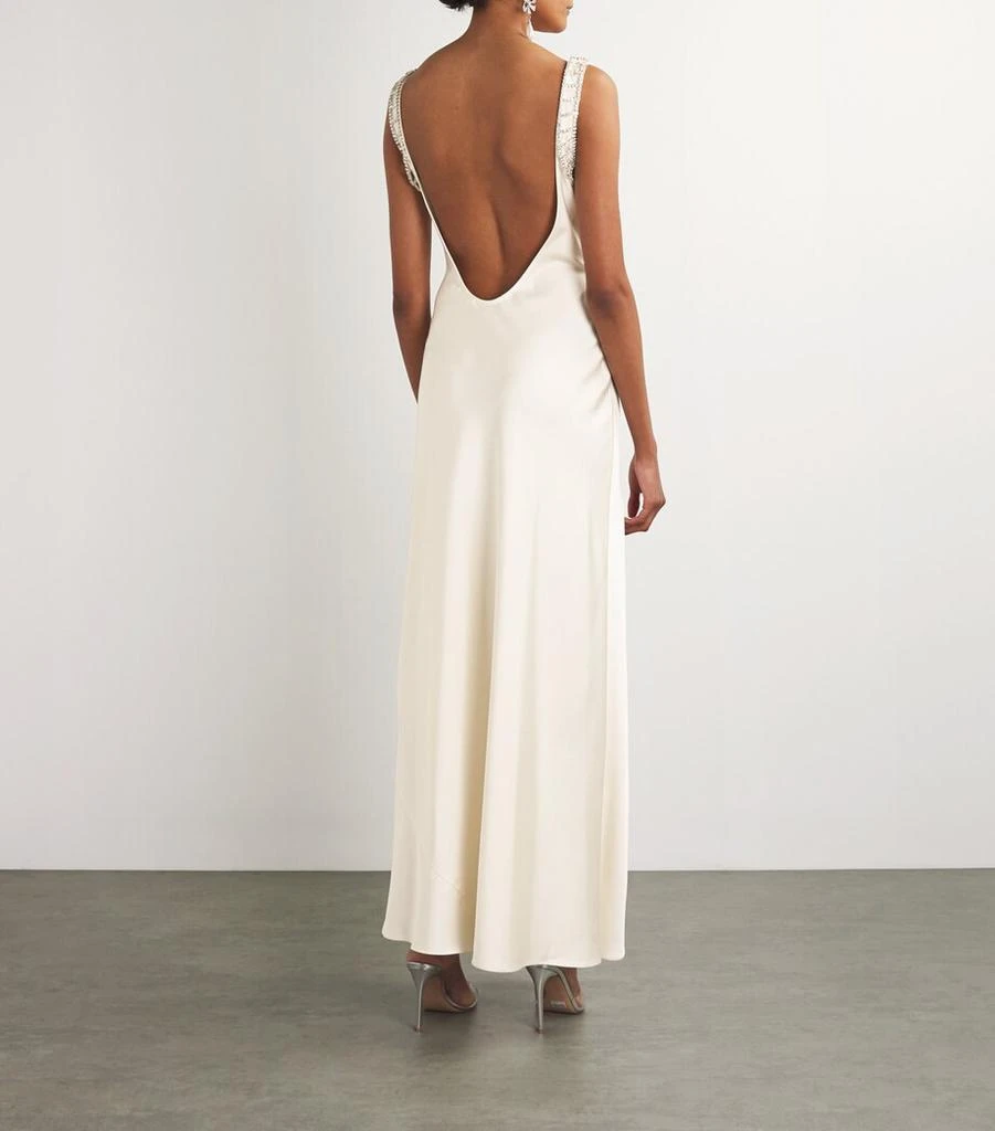 Self Portrait Diamanté-Bralette Maxi Dress 3