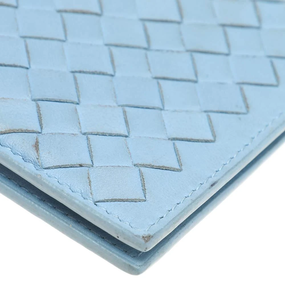 Bottega Veneta Bottega Veneta Light Blue Intrecciato Leather Wallet 11