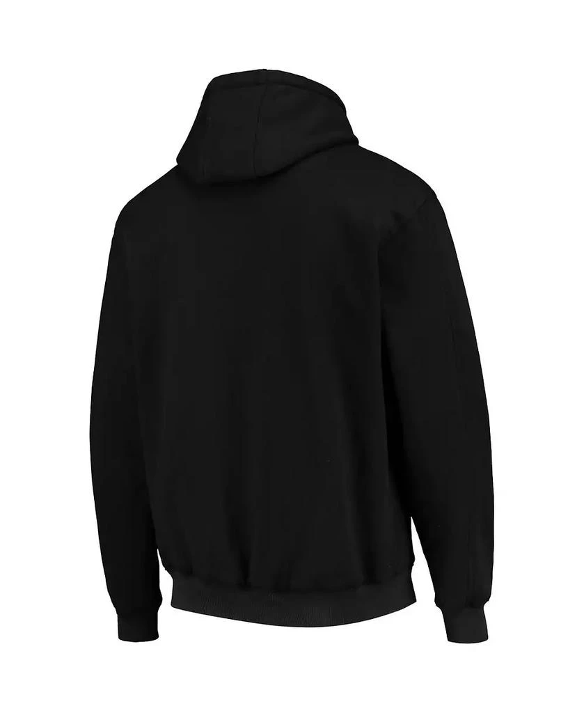 Dunbrooke Men's Black Philadelphia Eagles Craftsman Thermal-Lined Full-Zip Hoodie 3