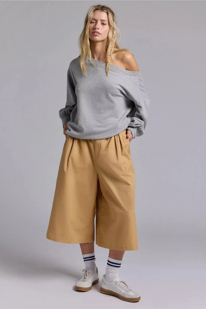 BDG BDG Kari Twill Cropped Culotte Pant 1