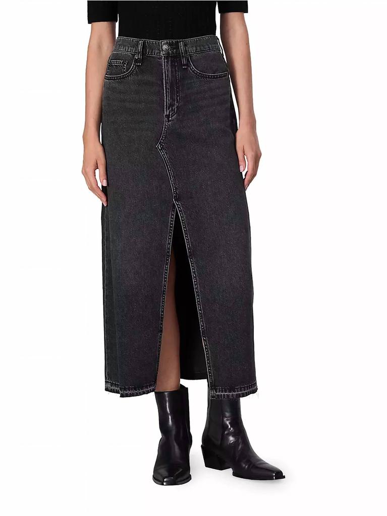 Rag & Bone Rag & Bone - FEATHERWEIGHT CLARA MIDI SKIRT