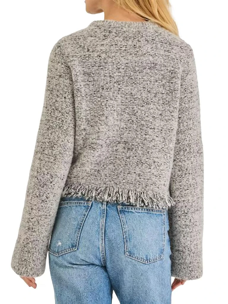 Rebecca Taylor Marianne Bouclé Fringed Cardigan 5