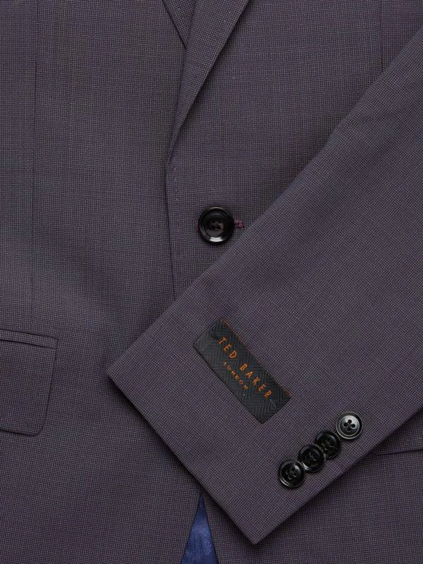 Ted Baker London ​Roger Crosshatch Wool Slim-Fit Suit 4