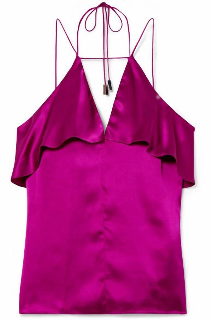 CUSHNIE Cushnie - Dahlia Silk Halter 3