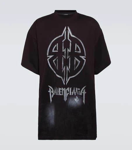 Balenciaga Metal BB cotton jersey T-shirt 1