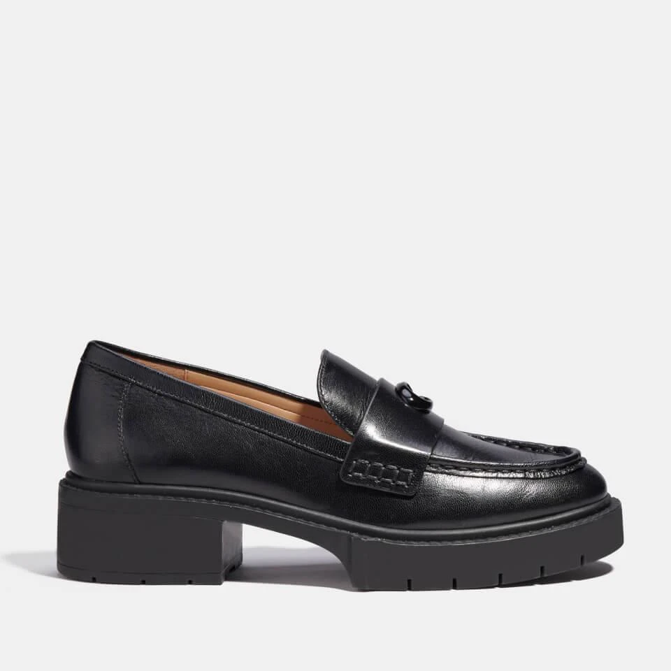 Coach COACH LEAH LEATHER LOAFERS 1