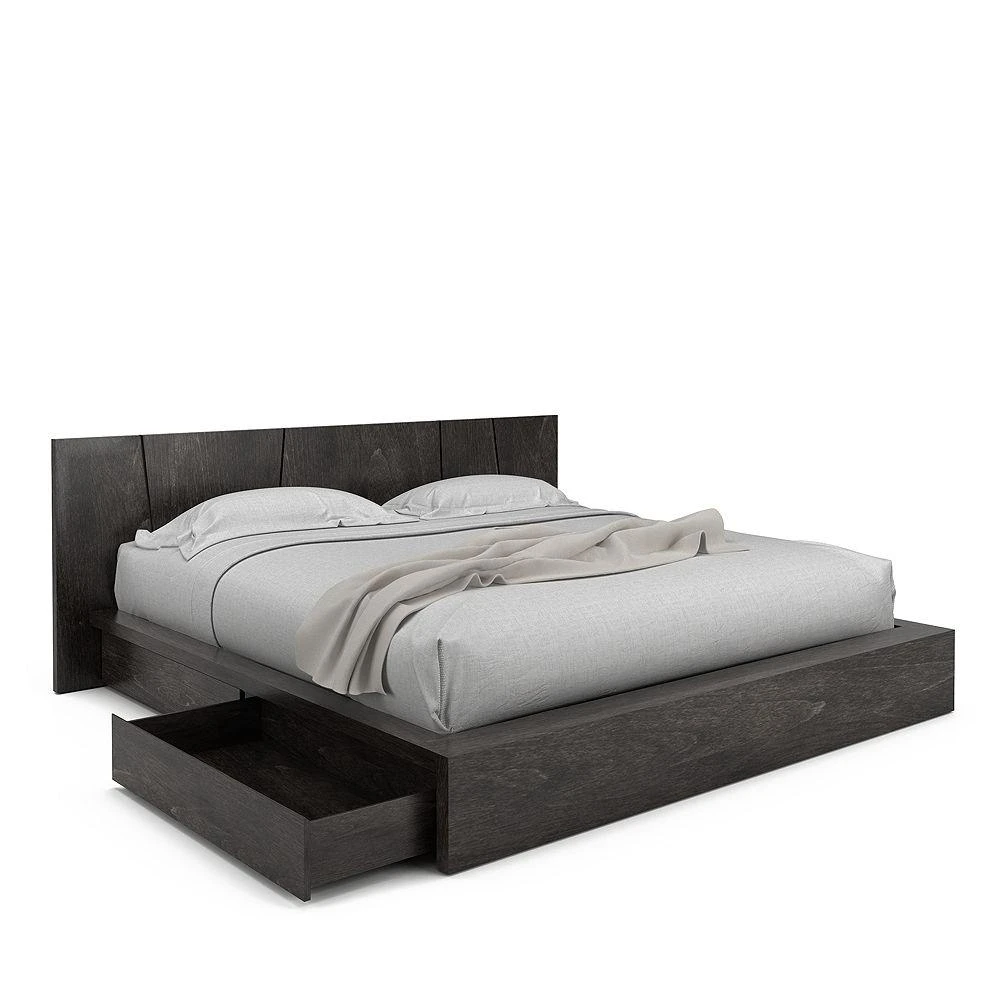 Huppé Silk Queen Bed With Storage Drawers for Each Side 2