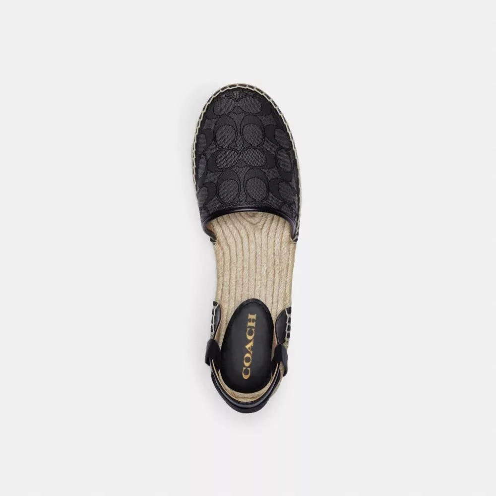 Coach Connie Espadrille In Signature Jacquard 3