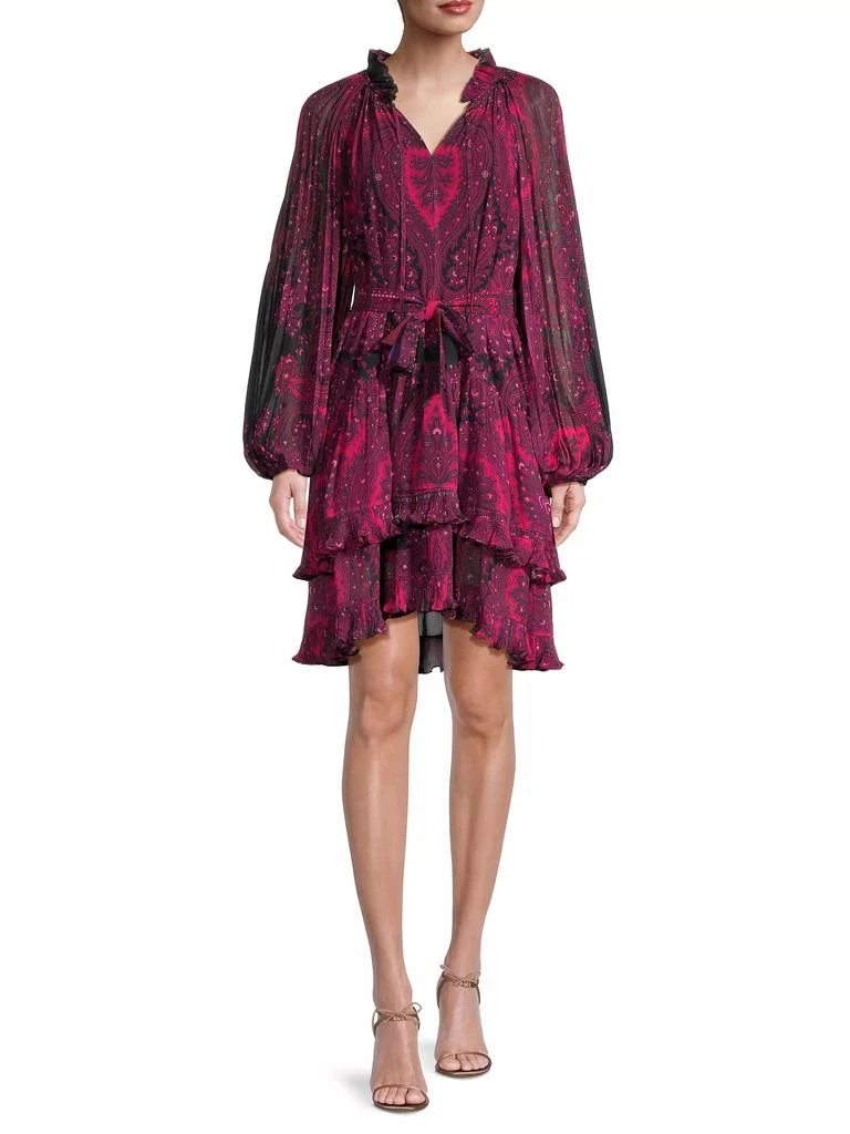 Kobi Halperin Trinitiy Printed Ruffled Dress 2