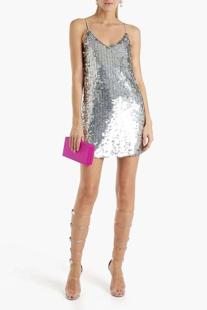 Walter Baker Dolla sequined mesh mini dress 2