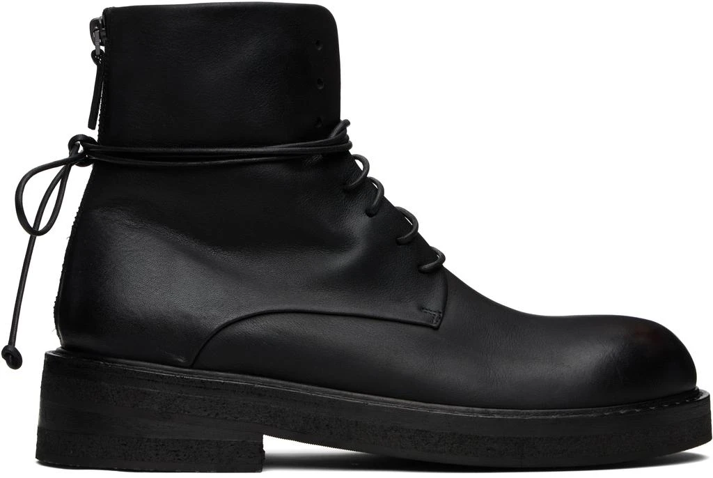 Marsèll Black Parrucca Combat Boots 1