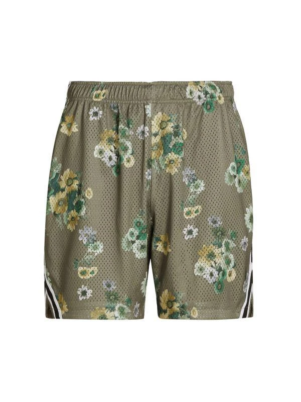 John Elliott Rivalry Floral Mesh Shorts 6
