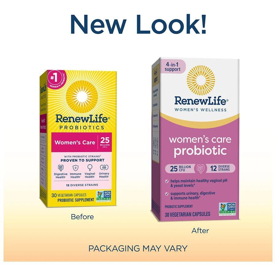 ReNew Life Women's Wellness, Women's Care Probiotic, 25 Billion CFU Per Capsule 3