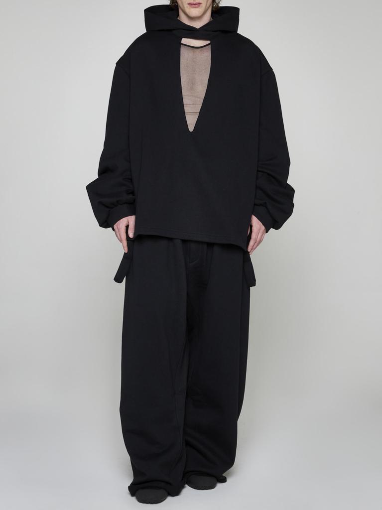 (正規店出品)RANDOM IDENTITIES Hoodie CUTOUT SWEAT HOODIE Random Identities Cut-out Cotton Hoodie - Hoodies - Compare