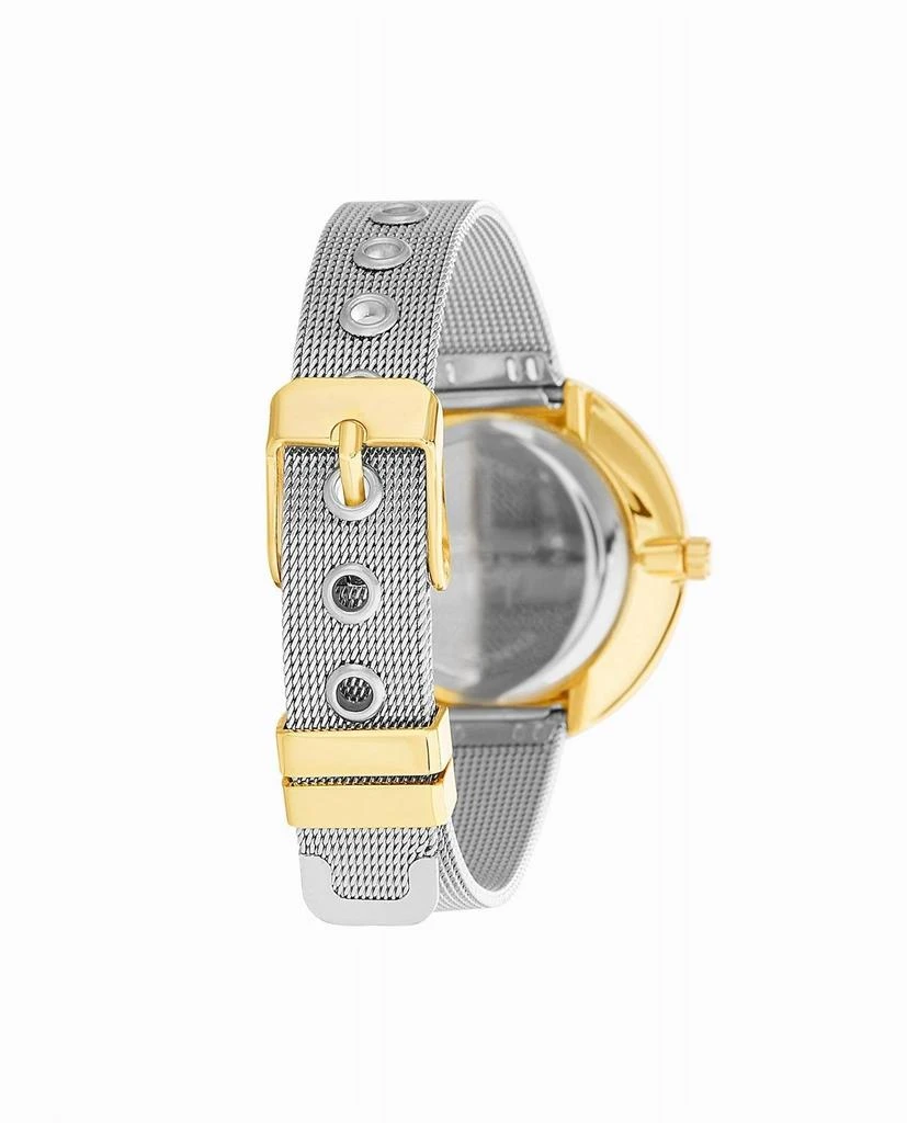 Nicole Miller Women's Gold Tone Stainless Steel Strap Watch - 36Mm In Gold And Silver 2