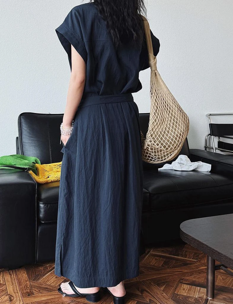 Pixie Market Navy Utility Dress 3