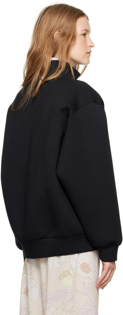 Dries Van Noten Black Asymmetric Zip Sweatshirt 3