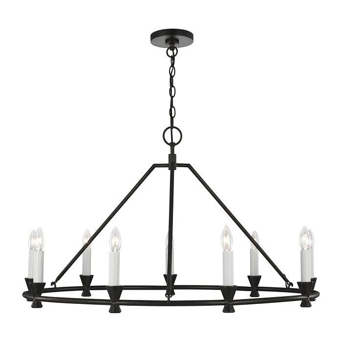 C&M by Chapman and Myers Chapman & Myers Keystone 9 Light Chandelier 1