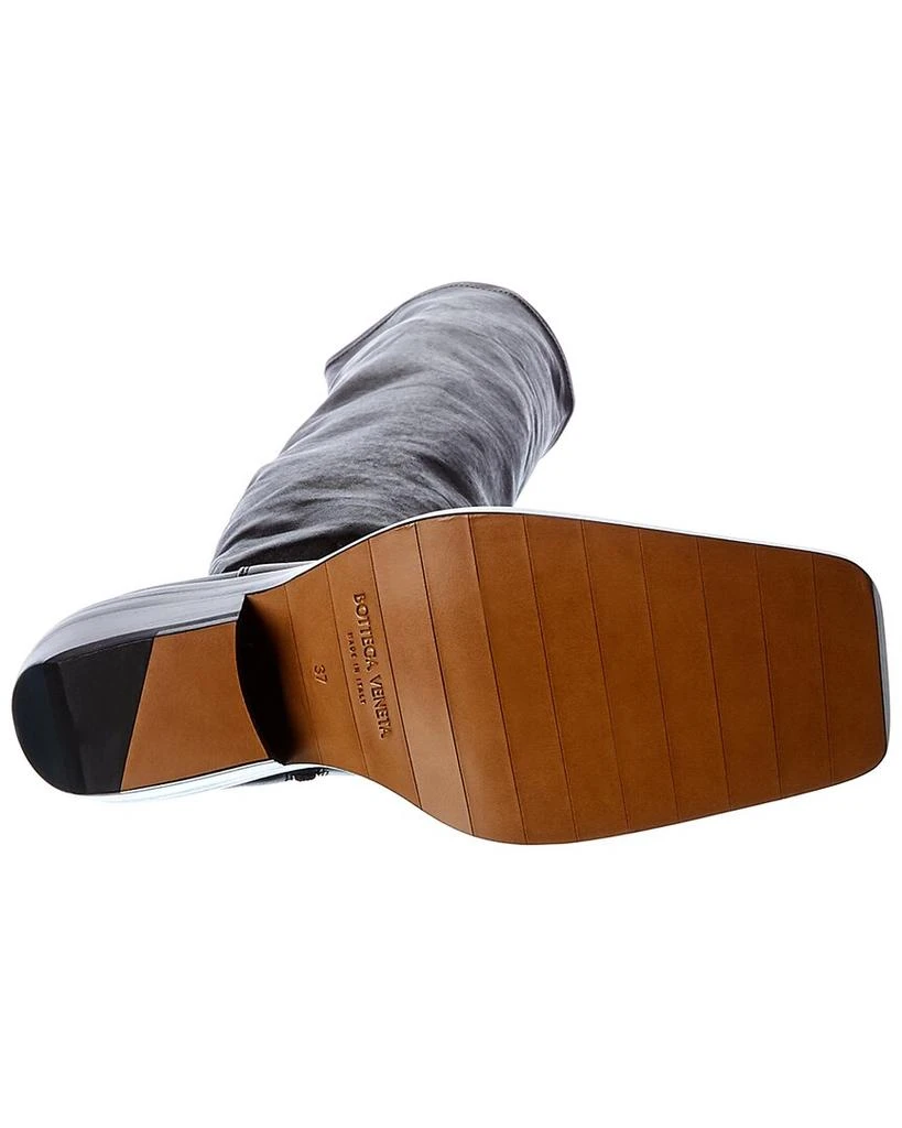 Bottega Veneta The Lean Leather Over-The-Knee Boot Boots Free