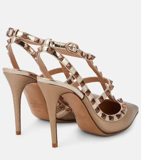 Valentino Rockstud metallic leather pumps 3