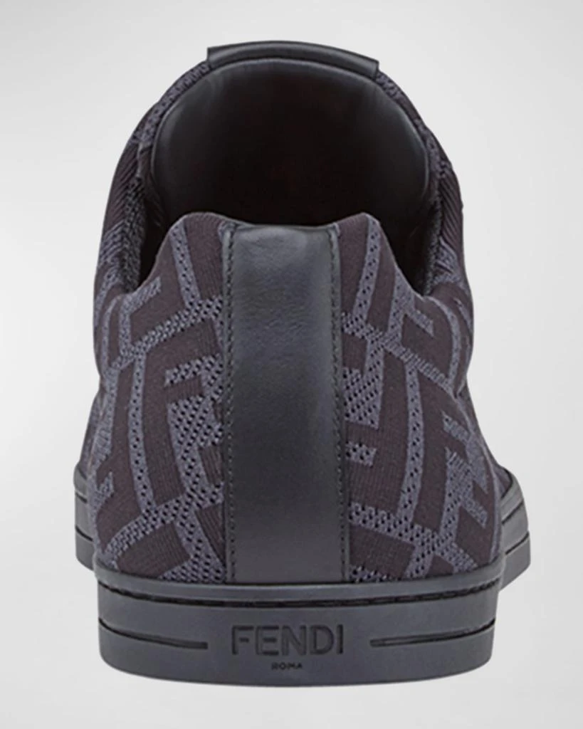 Fendi Men's Allover FF Low-Top Sneakers 4