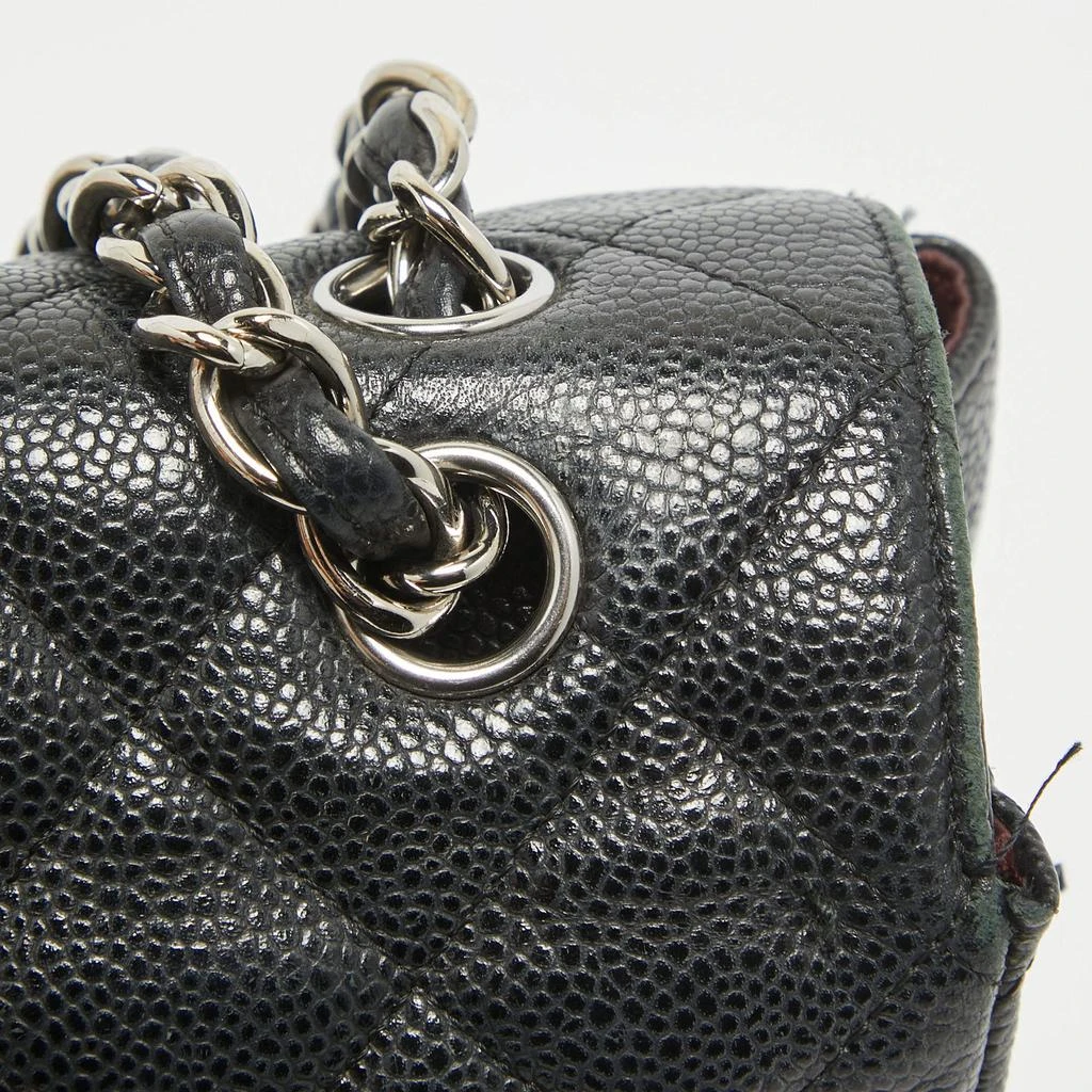 Chanel Chanel Black Quilted Caviar Leather Maxi Classic Double Flap Bag 6