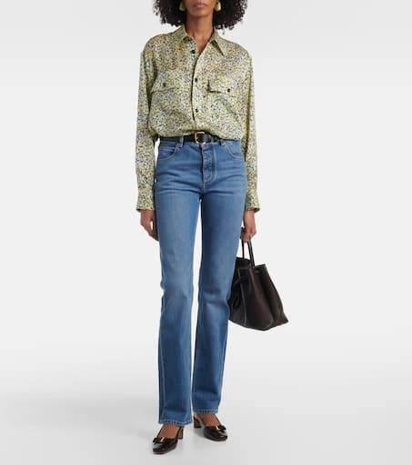 Salvatore Ferragamo Rivada 30 croc-effect leather pumps 3