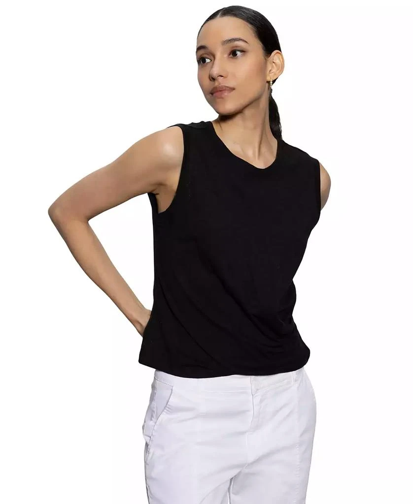Sanctuary Women's Draped Sleeveless Crewneck Tank 1
