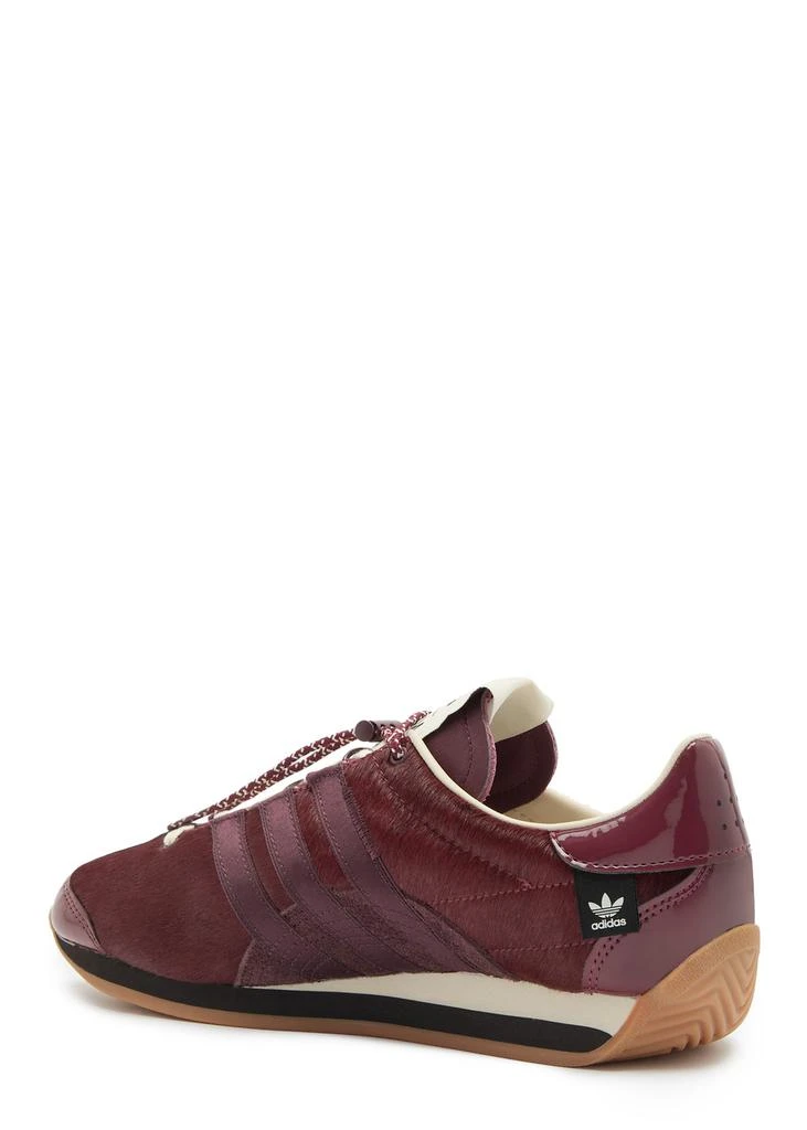 Adidas Country OG panelled calf hair sneakers 2
