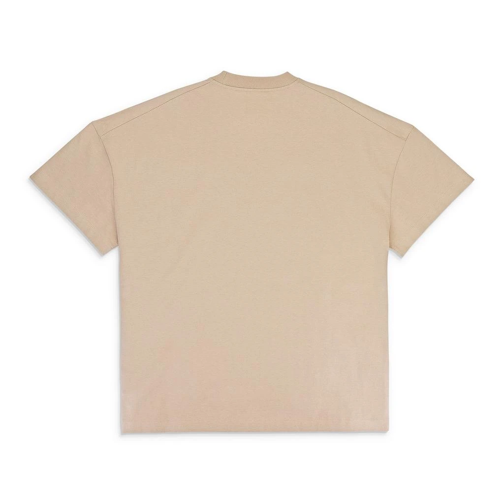 Jil Sander SS LOGO CHEST PRINT DARK SAND T-SHIRT 2